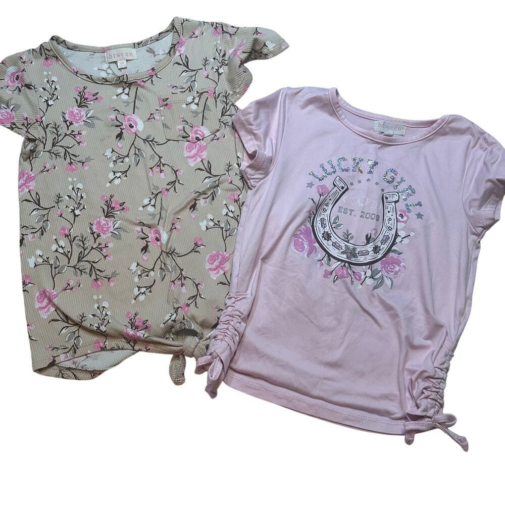 Bundle of Btween Short Sleeve Tops sz 6X Rodeo Floral T-Shirts